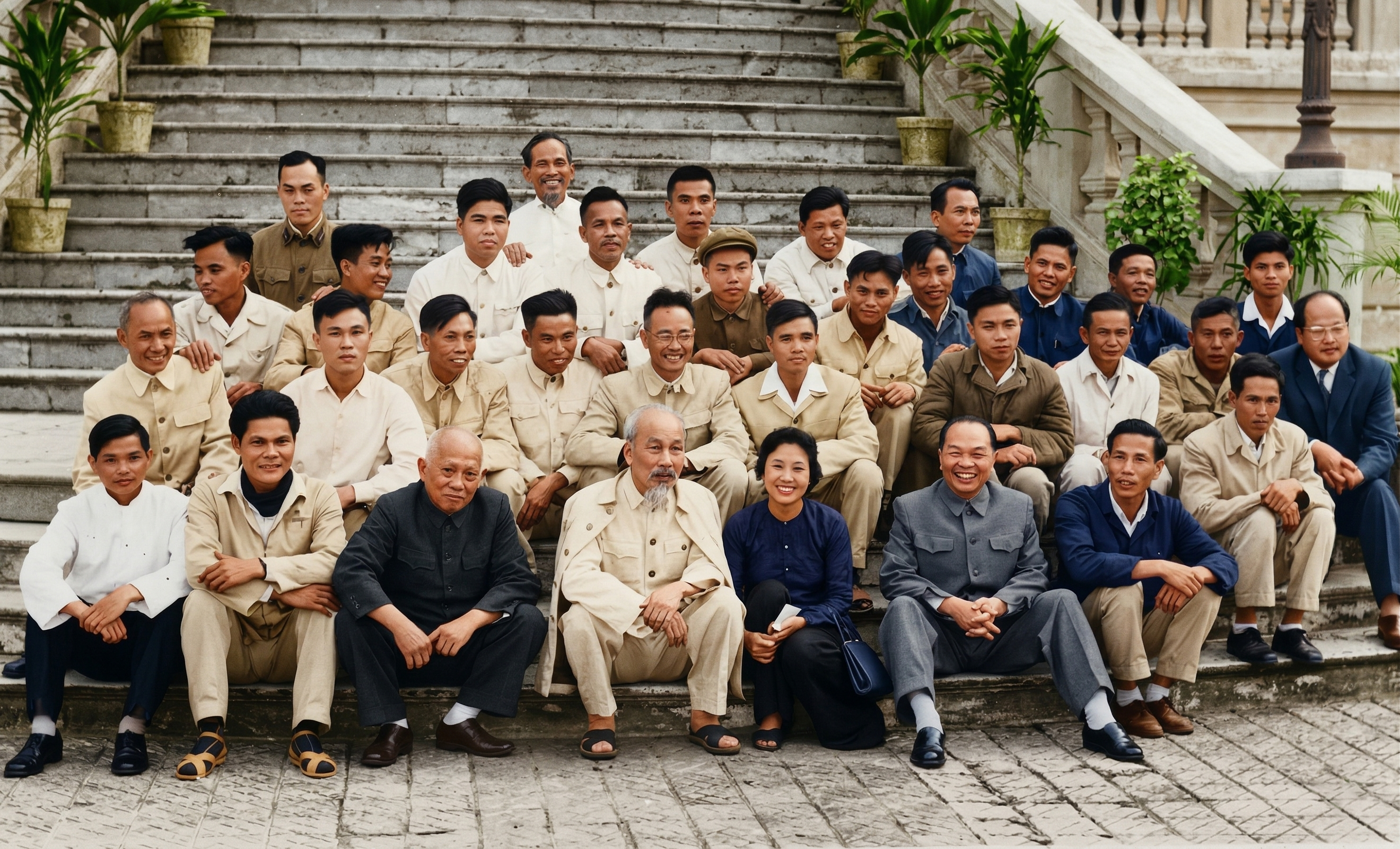 Ho Chi Minh AI Image photo