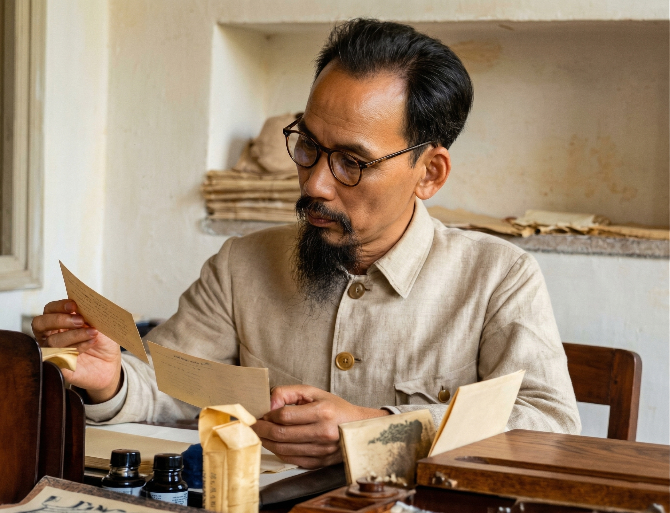 Ho Chi Minh AI Image photo