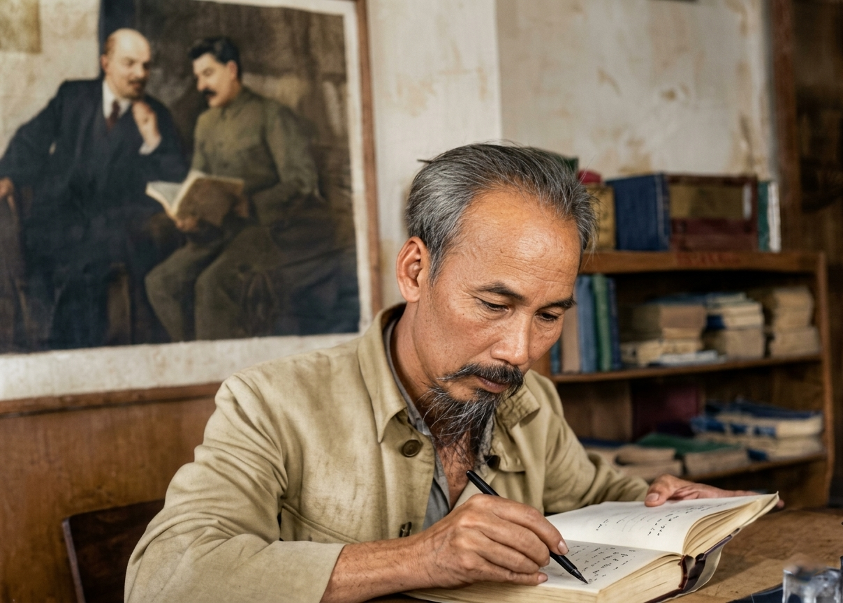 Ho Chi Minh AI Image photo