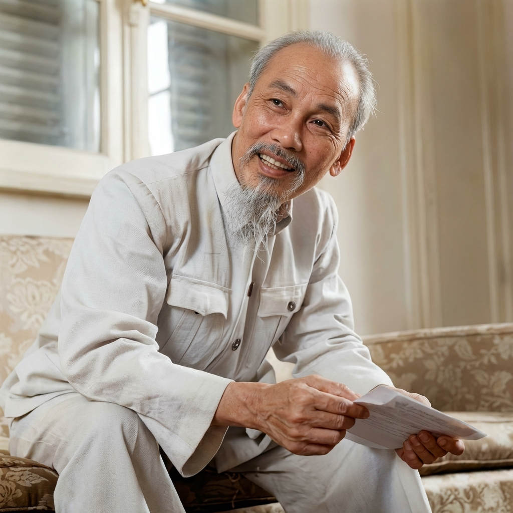 Ho Chi Minh AI Image photo