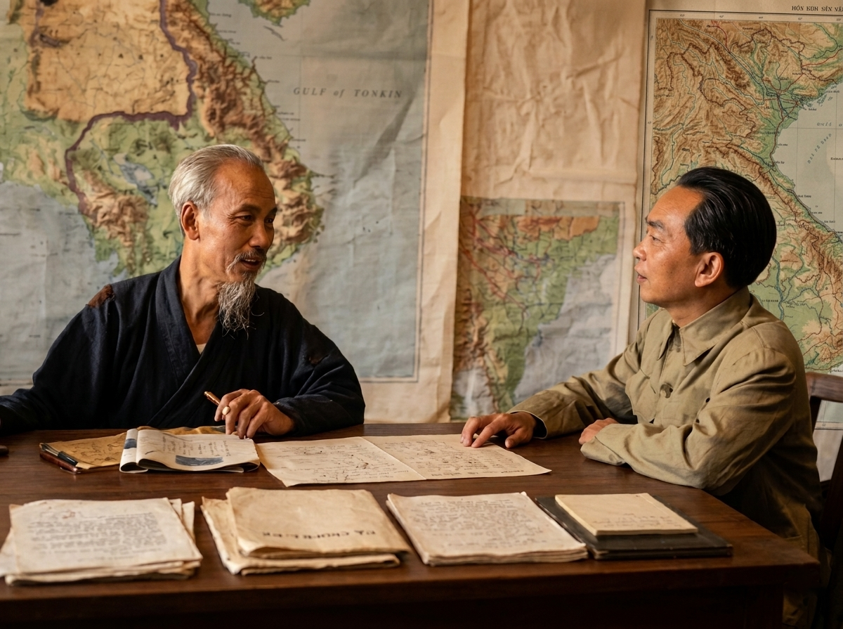 Ho Chi Minh AI Image photo