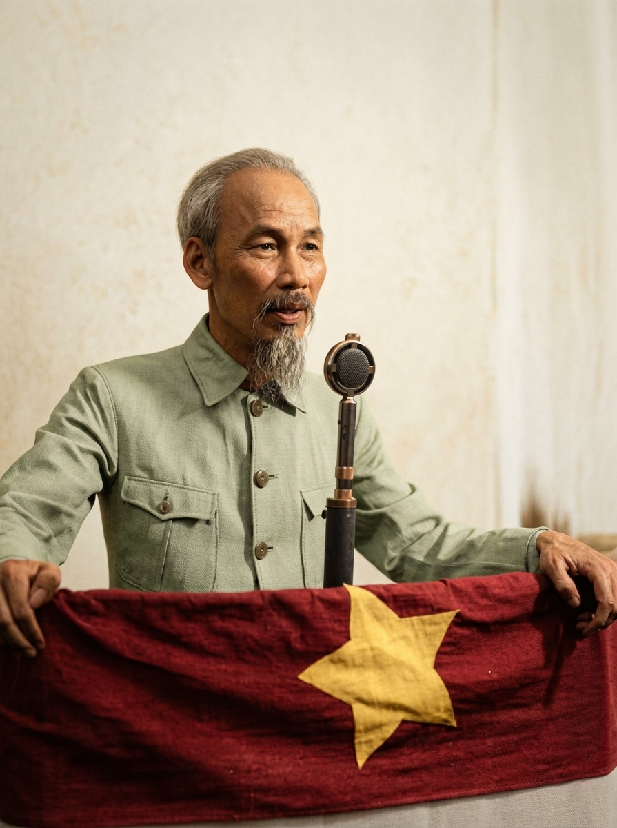 Ho Chi Minh AI Image photo