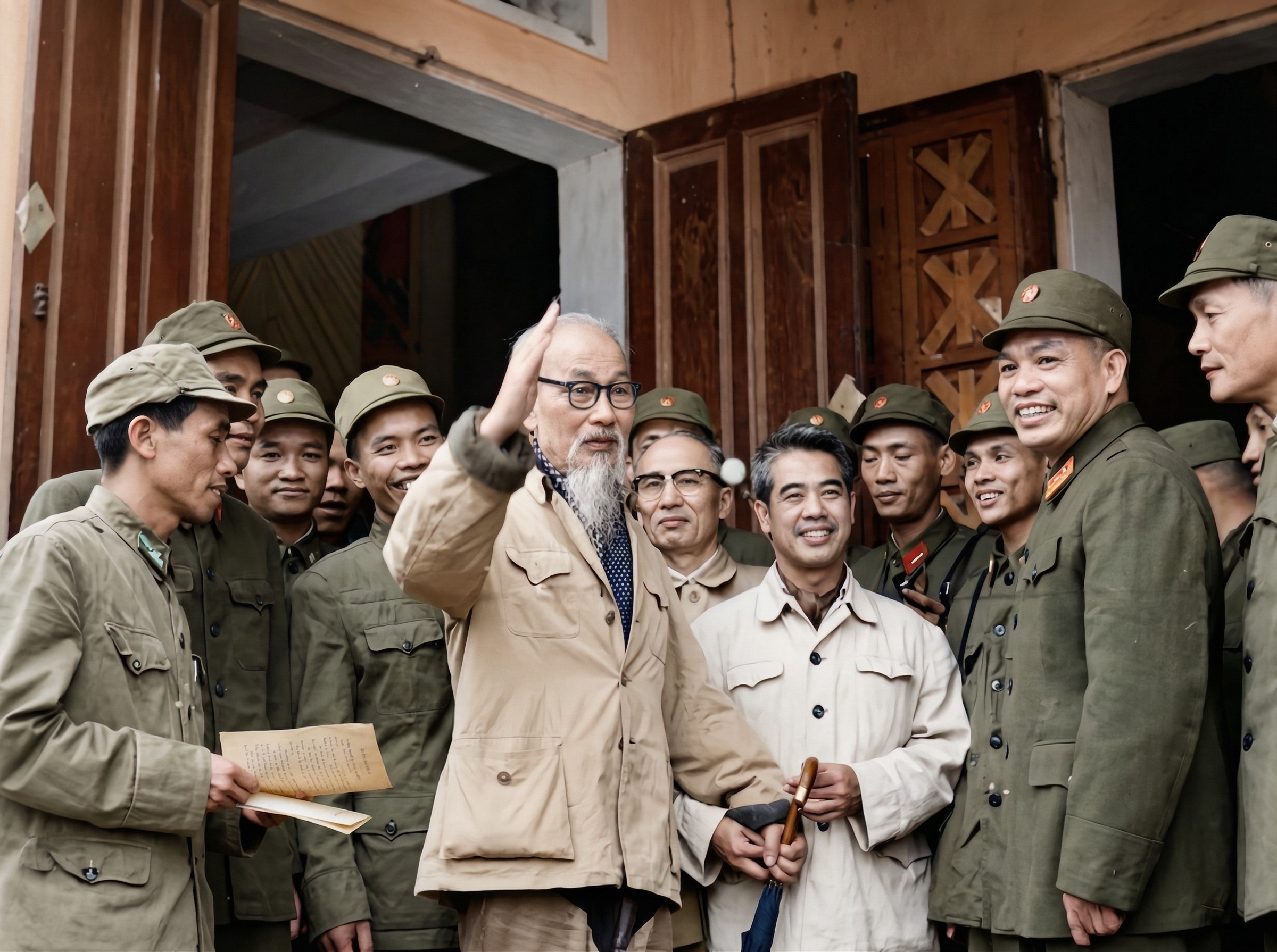 Ho Chi Minh AI Image photo