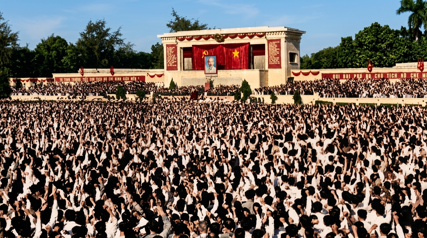 Ho Chi Minh AI Image photo