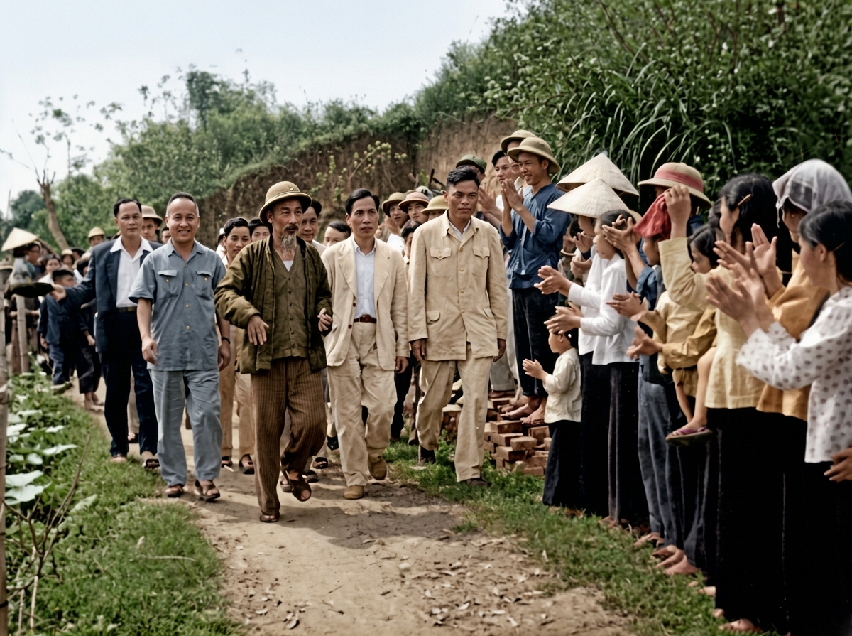 Ho Chi Minh AI Image photo