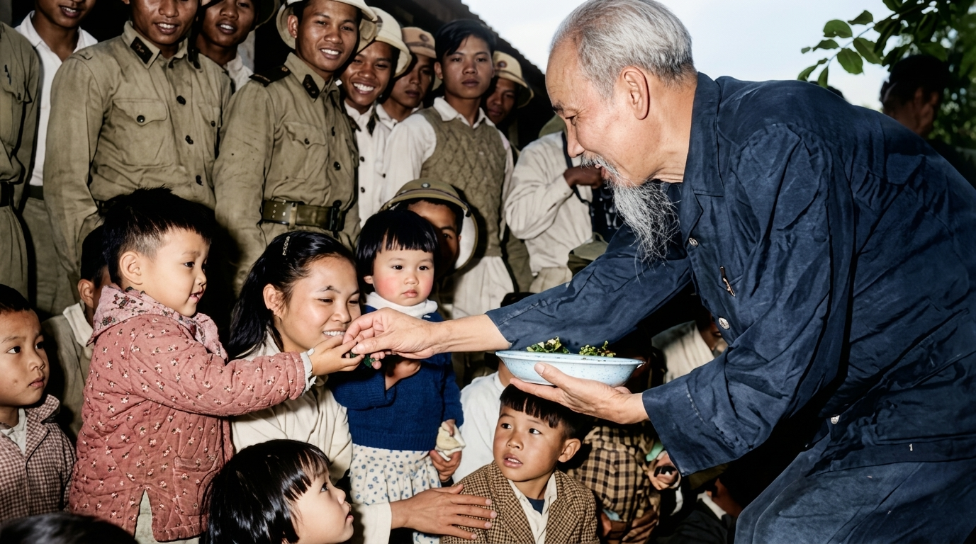 Ho Chi Minh AI Image photo