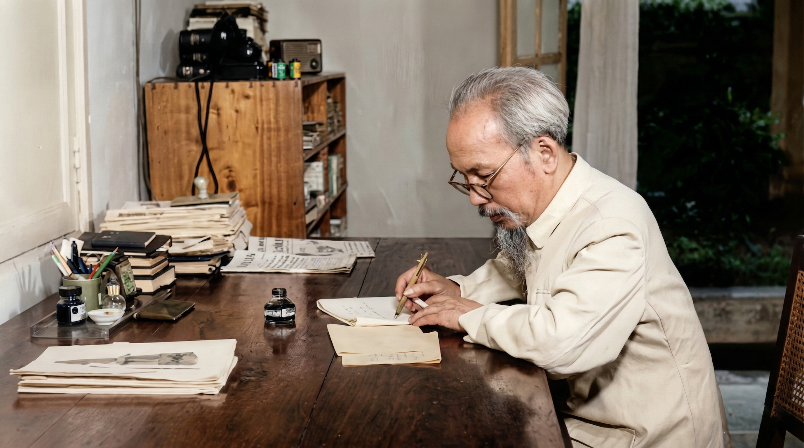 Ho Chi Minh AI Image photo