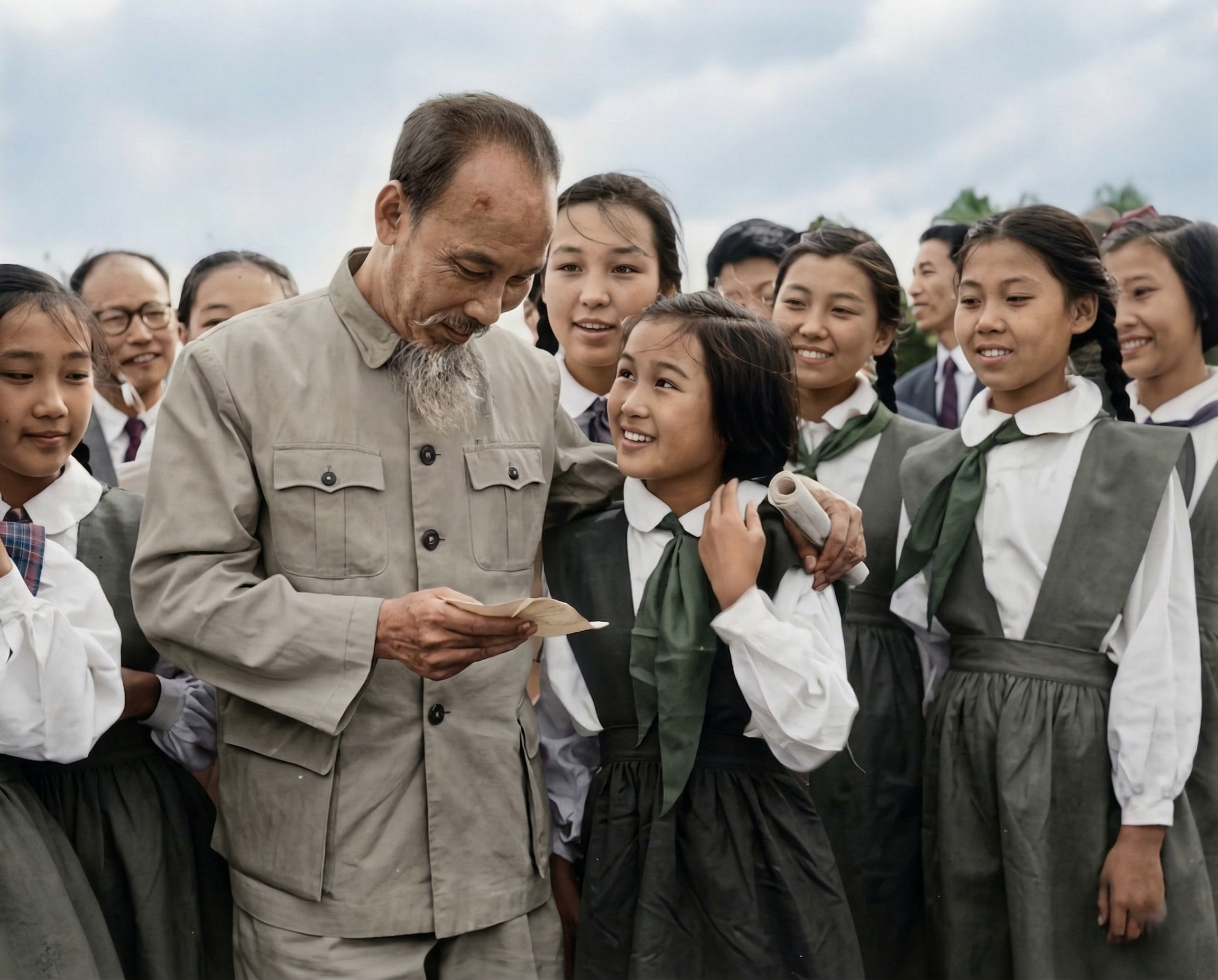 Ho Chi Minh AI Image photo