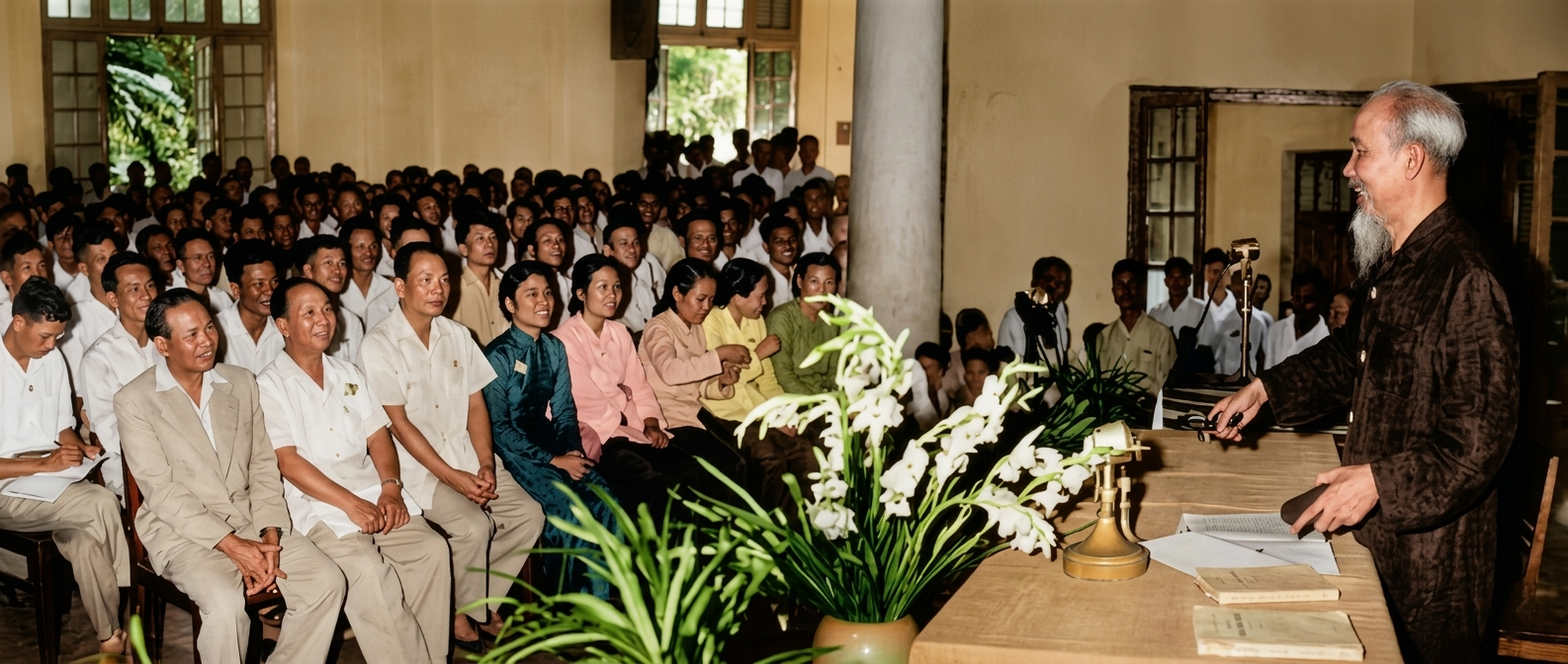 Ho Chi Minh AI Image photo