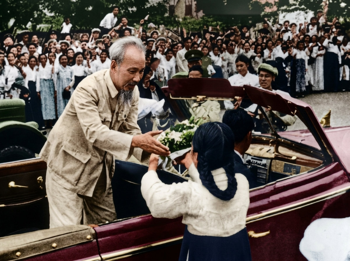 Ho Chi Minh AI Image photo