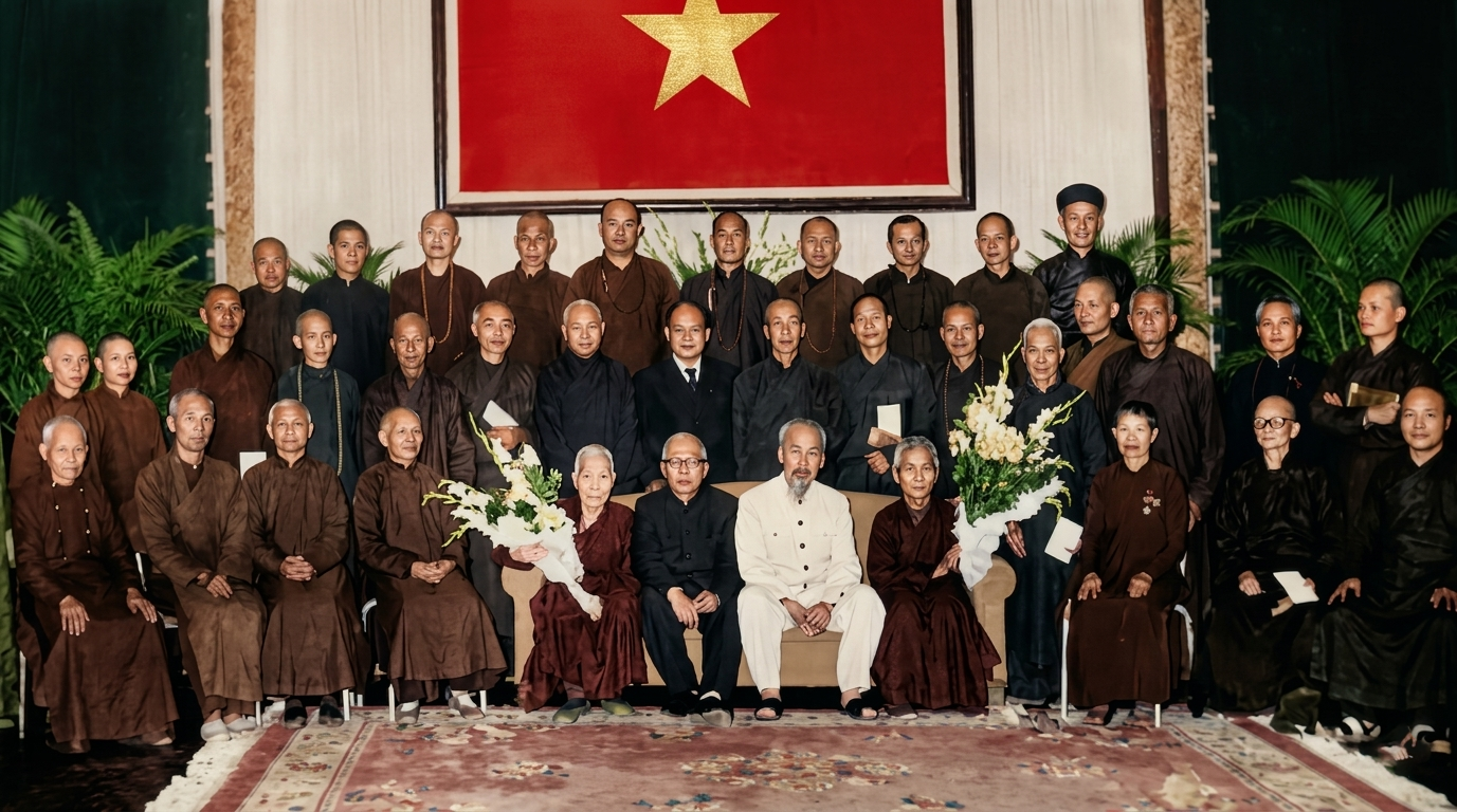 Ho Chi Minh AI Image photo