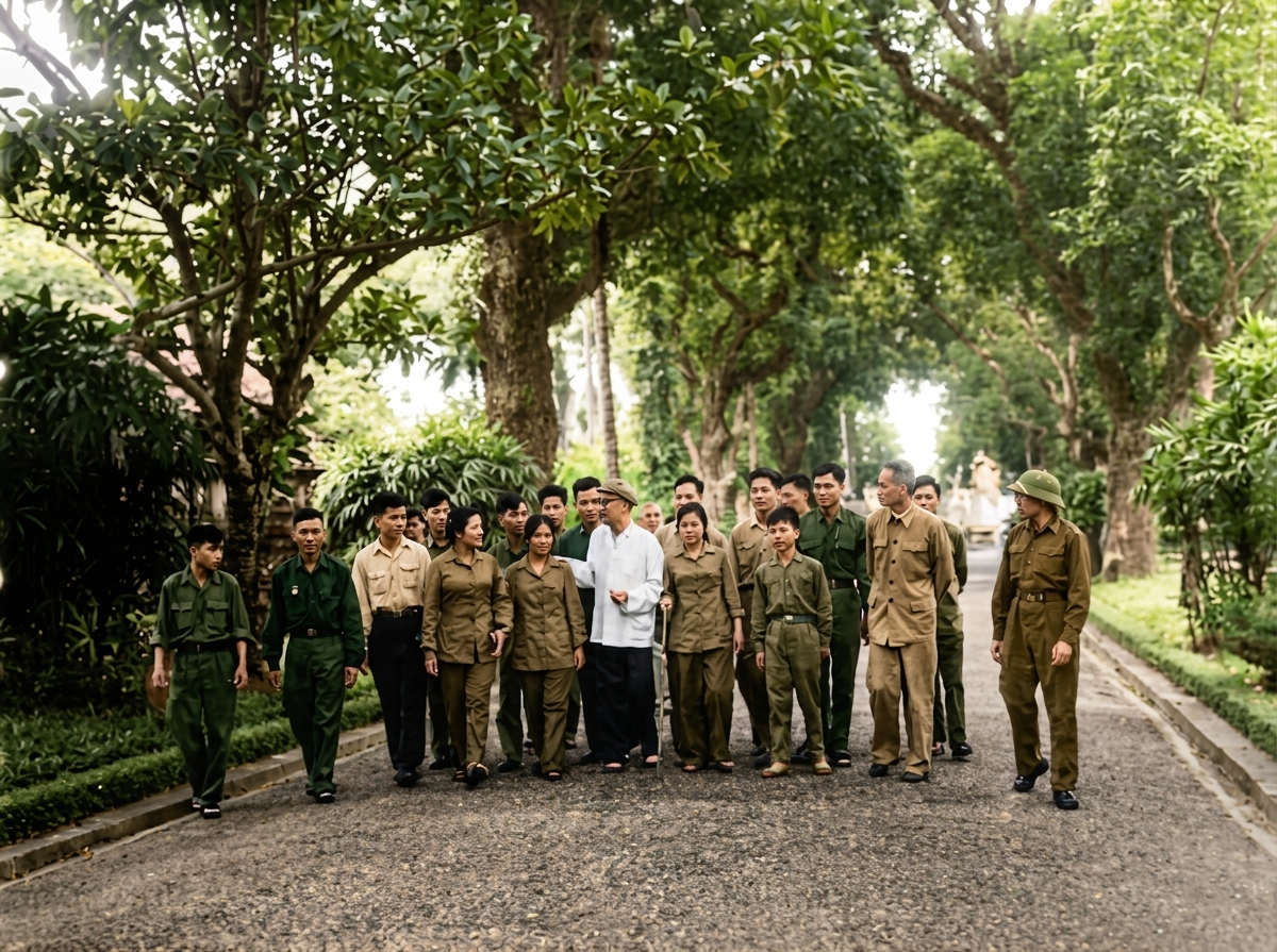 Ho Chi Minh AI Image photo